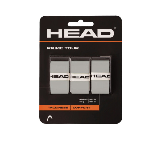 Овергрип Head Prime Tour, 0.6 мм, 3 шт, серый Серый image